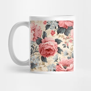 Shabby Chic Flowers Pattern 14 Mug